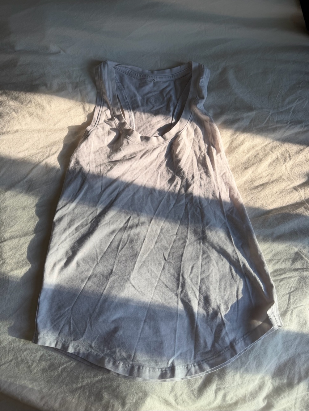 lululemon athletica White Racerback Tank Top